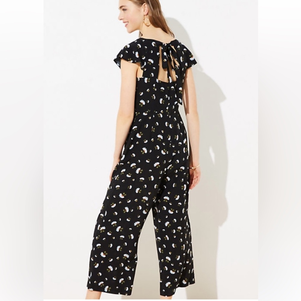 LOFT plus size floral jumpsuit/romper